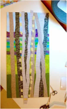 Berkley, nature collages, processl