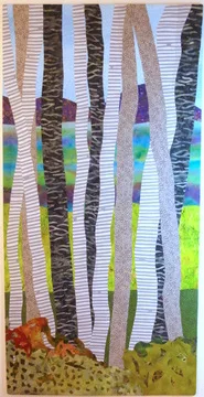 Berkley, nature collages, process