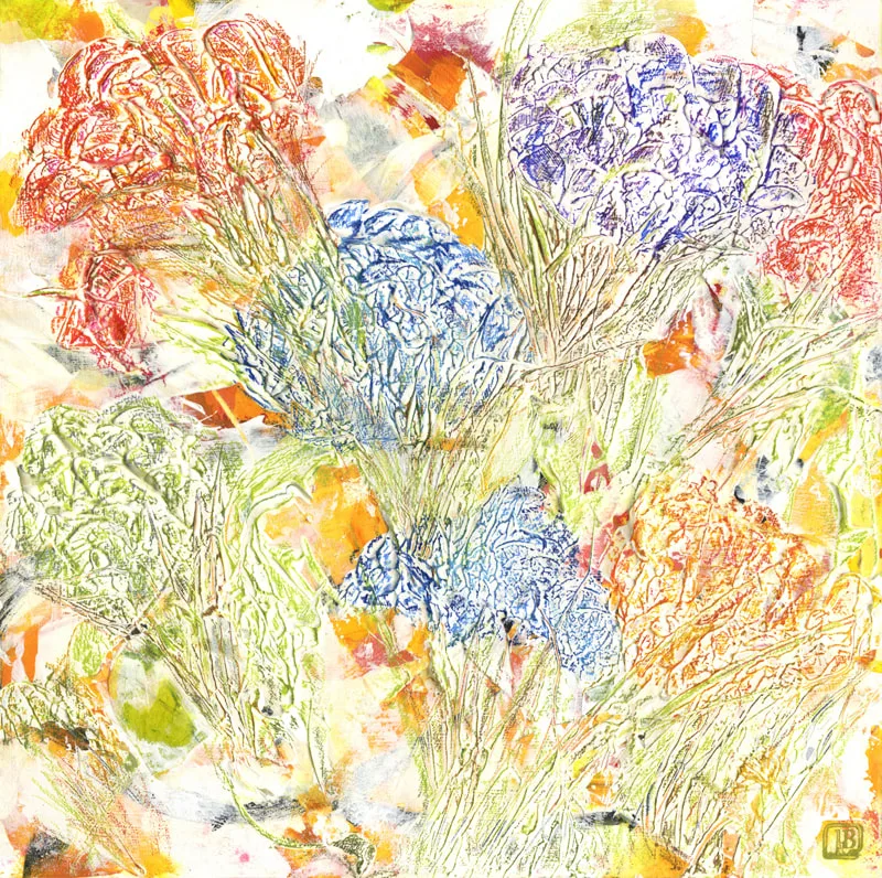 A late-summer garden in full bloom. Very textural.