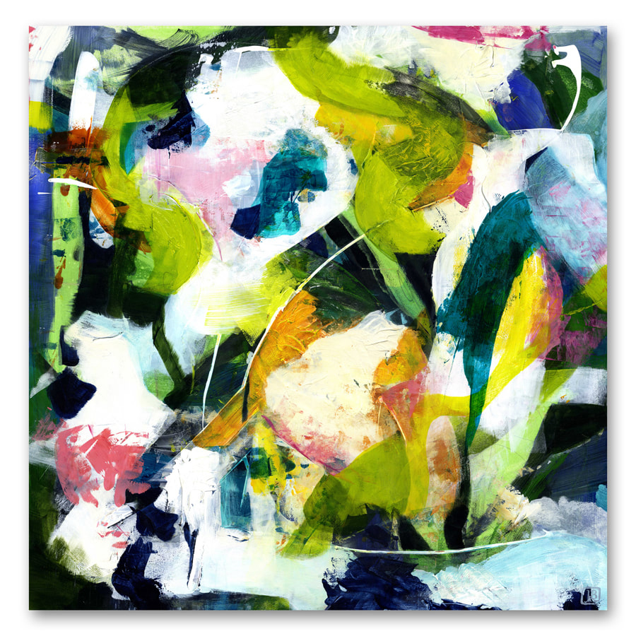 Berkley Dialog 11 Red Abstract Painting
