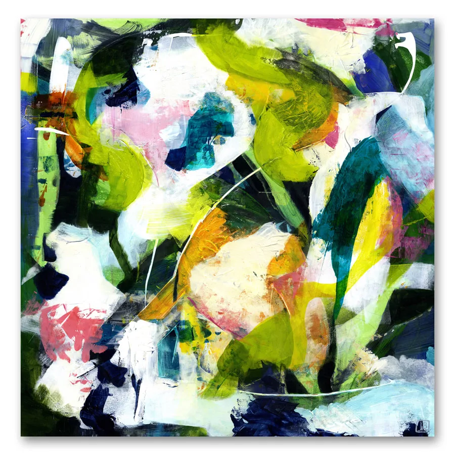 Berkley Dialog 11 Red Abstract Painting