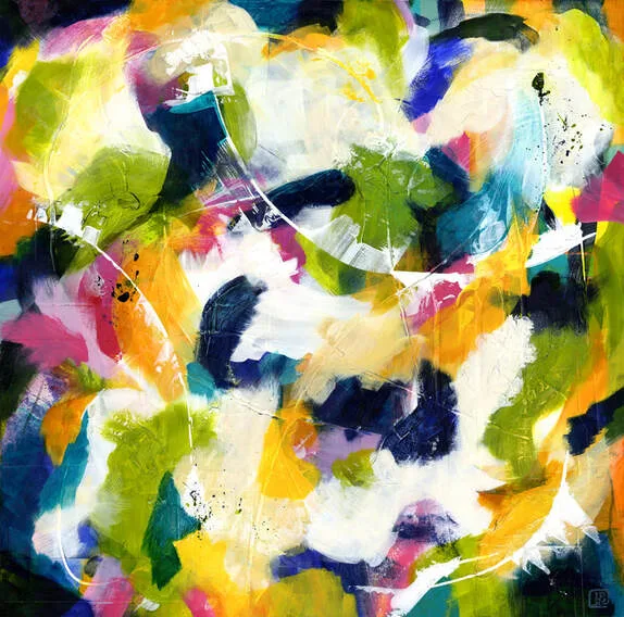 Berkley Summer Days from Coming Home series of abstract paintings