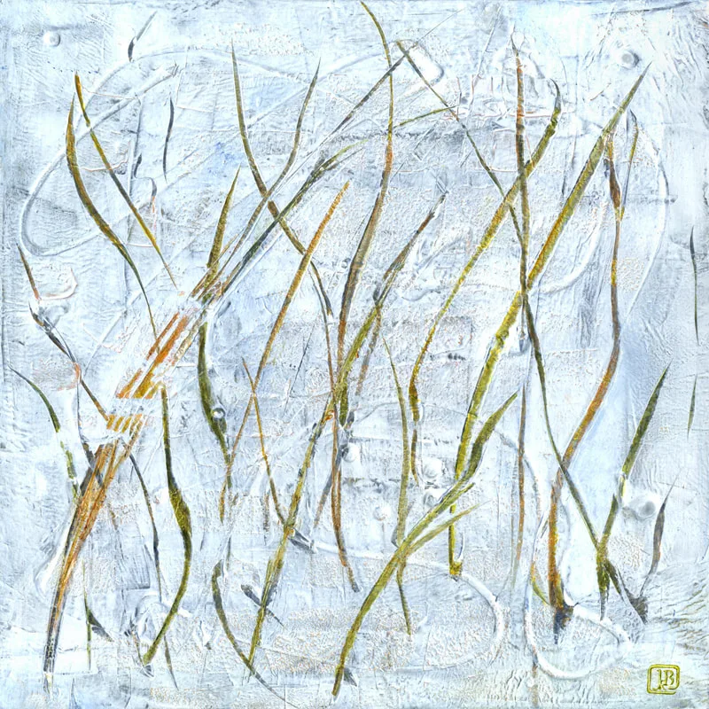 Berkley_Keeping-Time abstract painting of grasses