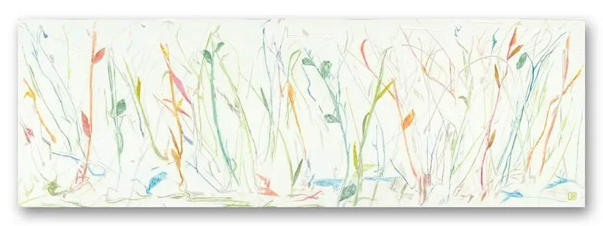 Berkley Meadow Dance abstract botanical painting