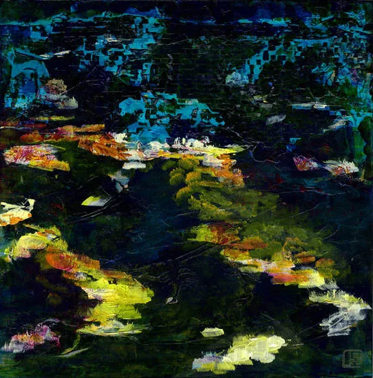 Berkley Reflection 3 Abstract Landscape