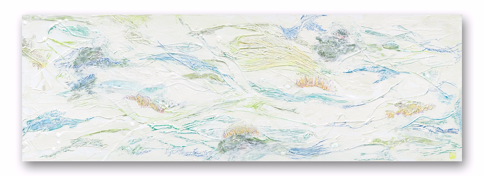 Berkley Ebb Tide mixed-media abstract painting