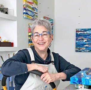 Photo of Julia R. Berkley mixed-media artist