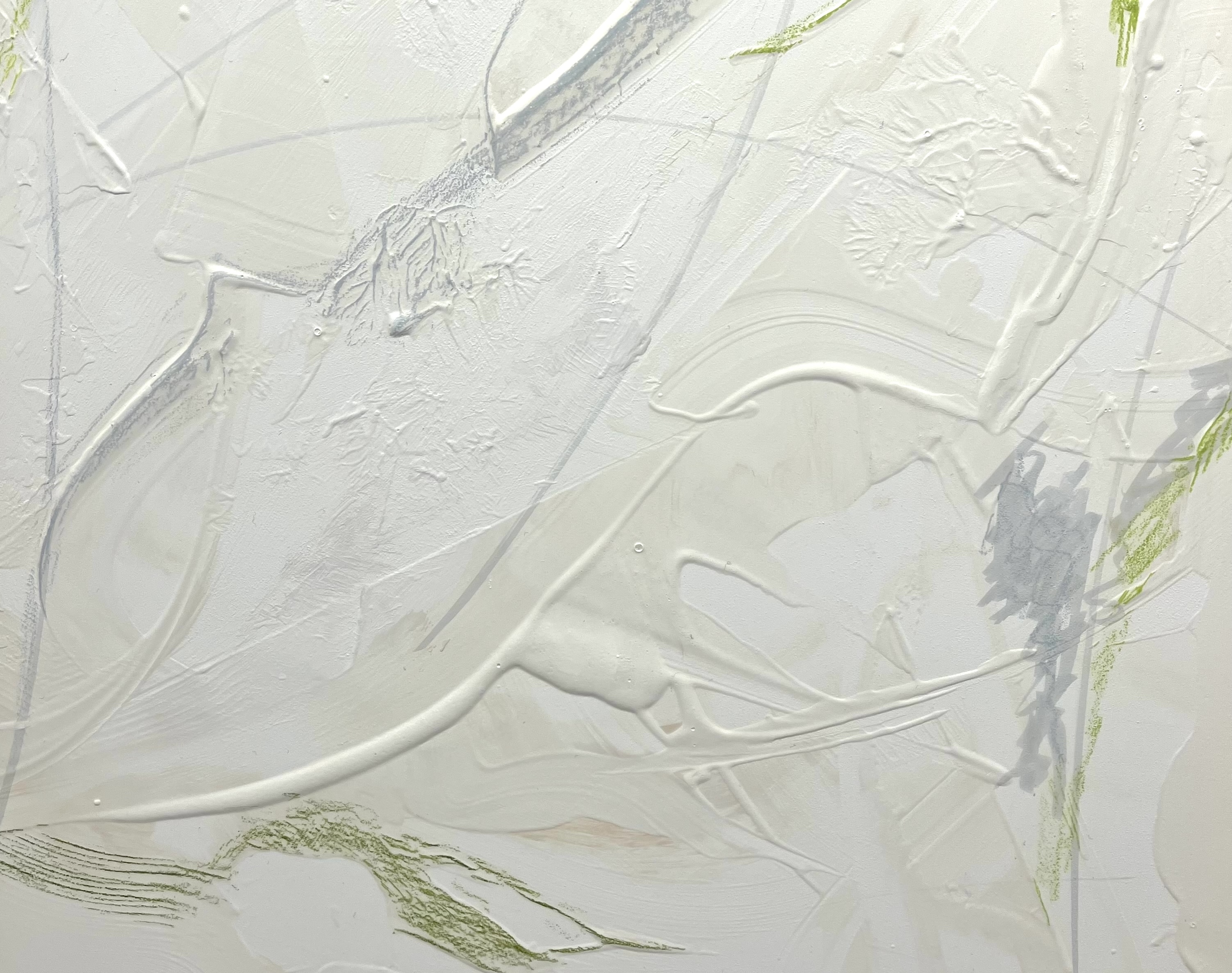 Berkley_A-Little-Waltz_Detail of white on white texture and wax pastel highlights